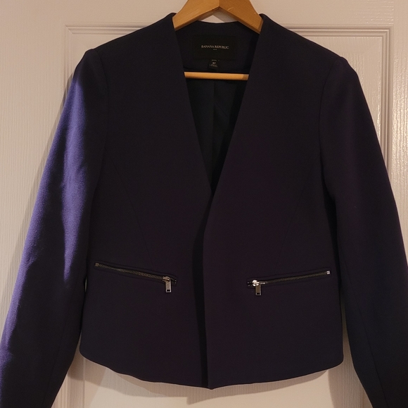 Banana Republic purple blazer - Picture 7 of 12